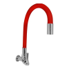 3302-TORNEIRA GOURMET COLOR FLEX VERMELHA PAREDE