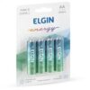 PILHA ALCALINA AA BLISTER PEQUENA 2 PEÇAS — ELGIN