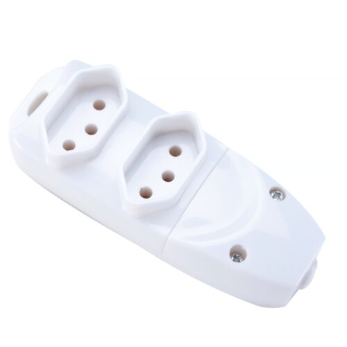 REGUA 2 TOMADAS 2P+T 10A- 250V 57504/062 TRAMONTINA