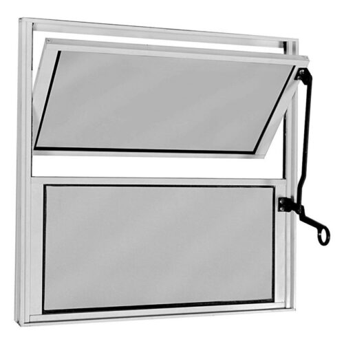 BASCULANTE 40X40 CM ALUMINIO - ALUVID