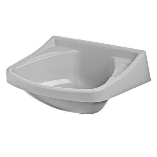 LAVATORIO PLAST. GRANDE CINZA CLARO METASUL