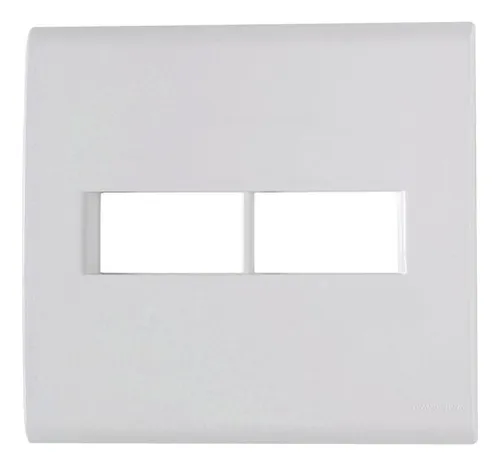 PLACA 4X4 2 MODULOS HORIZ. COD2083 — FAME