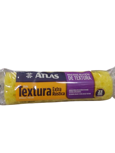 ROLO TEXTURA EXTRA RUSTICA 23CM - ATLAS