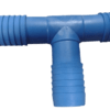 CONEXAO TEE TRIPLO POLIETILENO 1 AZUL - BIANPLAST