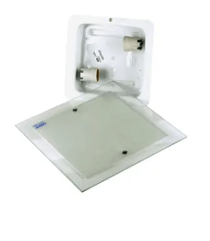 foto_12044_10522.jpg PLAFON FLEX QUAD. 30CM 2XE27 AC. CROMA BRANCO BLUMENAU