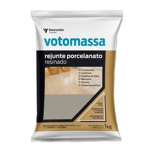 REJUNTE PORCELANATO CORDA 1KG - VOTORANTIM