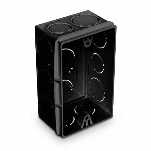 CAIXA DE LUZ 4 X 2 PLASTICO PRETO - BETEL