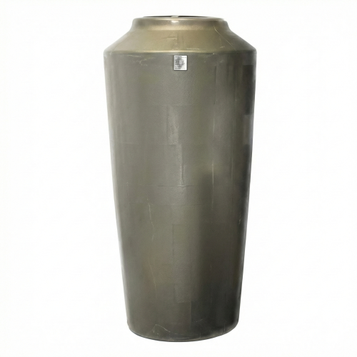 VASO BERGAMO BRANCO GOLD VIETNAMITA GRANDE - BELLA ART