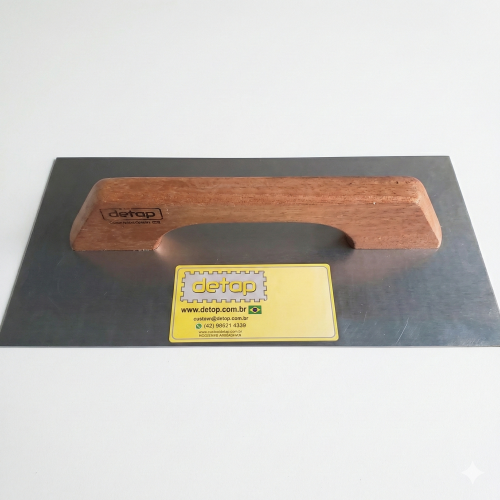 DESEMPENADEIRA AÇO MOLA LISA 14,5X40 CM RETANGULAR - DETOP