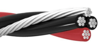 RAMAL QUADRUPLEX XLPE  50MM  1/0 - MULTIPLEX