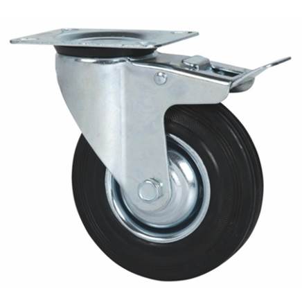 ROZIO CONEX GIRAT.C FREIO RODA BORRACHA 3'' 40KG ROZIO CONEX GIRAT.C/FREIO RODA BORRACHA 3''/40KG