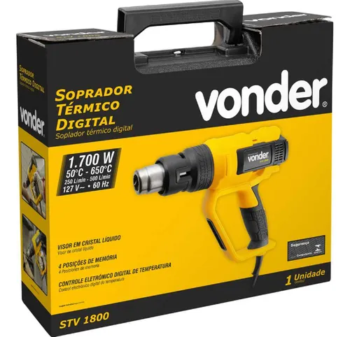 SOPRADOR TERMICO STV1800 DIGITAL 127V - VONDER