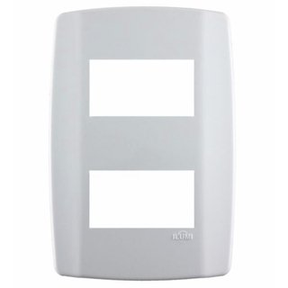 foto_12396_6222.jpg PLACA 4X2 3 MODULOS C/SUPORTE 82100 SLIM ILUMI