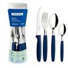 FAQUEIRO INOX 24PEÇAS IPANEMA AZUL - TRAMONTINA