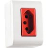 CAIXA TAMPA COM TOMADA 2P+T 20A/250V VERMELHO - TRAMONTINA
