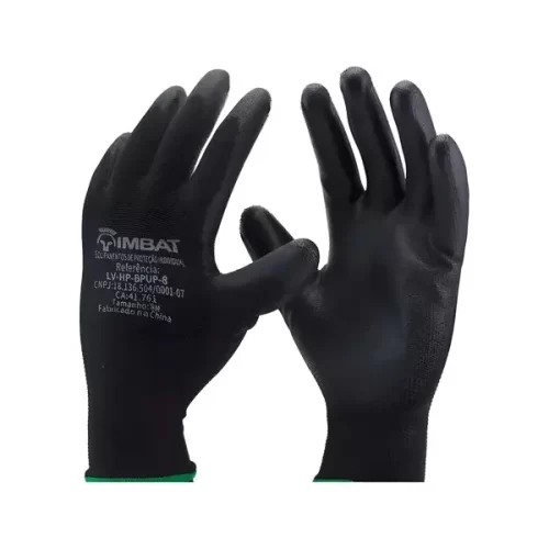 LUVA HELANCA PU PRETA TAM.10 "GG"  - IMBAT