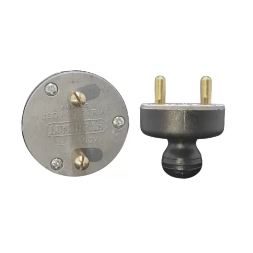 plug_pino_flecha_2x32a_500v_nylon_com_fibra_lumibras_4523_1_c39c84b9261236290a47c94ae7d3b37c PINO BIPOLAR 2 X 32 NYLON - LUMIBRAS