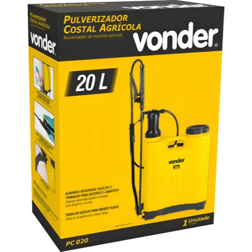 PULVERIZADOR COSTAL 20L - VONDER