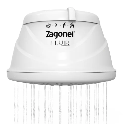 DUCHA FLUIR 4 TEMPERATURA 5500W 127V BRANCO BLI - ZAGONEL