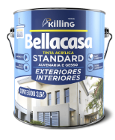 TINTA ACRI BELLACASA FOSCO STANDARD BRANCO BC1710/GM - KILLING