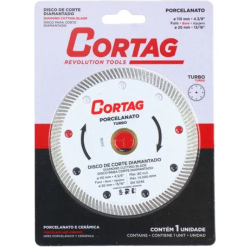foto_19681_12445.jpg DISCO DIAMANTADO PORCELANATO TURBO 110MM - CORTAG