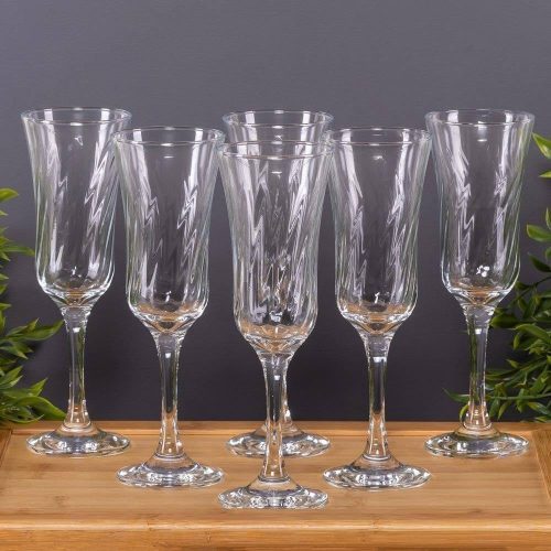 foto_20496_7999.jpg JOGO DE TAÇA PARA CHAMPAGNE 195ML LÍRIO 6 PEÇAS - NADIR