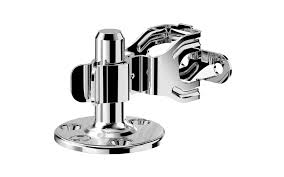 TRAVA PORTA DE PISO METÁLICO CROMADO - SOPRANO