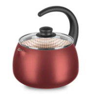 foto_22742_11608.jpg CHALEIRA FLORA COM TAMPA DE VIDRO ANTIADERENTE CEREJA 2L - MTA