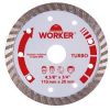 DISCO DIAMANTADO TURBO 230X25;4MM - WORKER