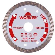 foto_23044_11818.jpg DISCO DIAMANTADO TURBO 230X25;4MM - WORKER