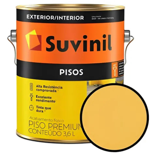 TINTA PISO AMARELO 3,6L GM - SUVINIL