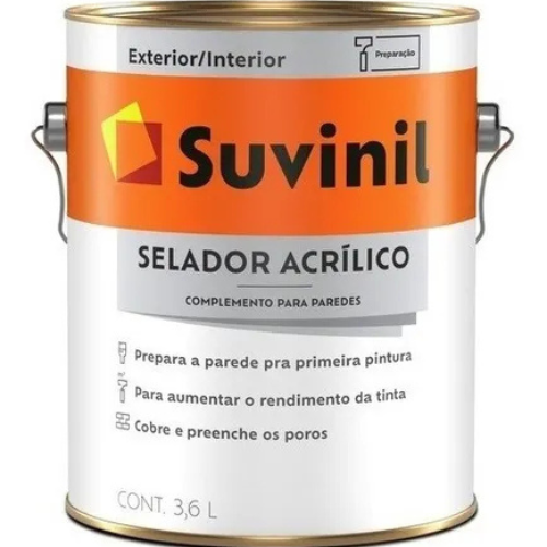 TINTA SELADOR ACRILICO 3,6L GM - SUVINIL