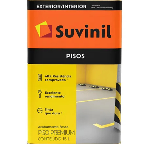 TINTA PISO VERMELHO FOSCO 18L - SUVINIL