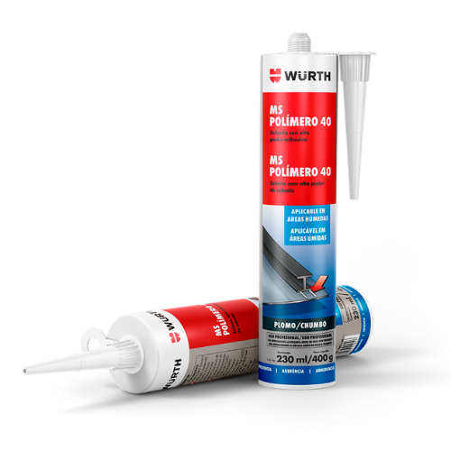 MS POLIMERO 40 CHUMBO 230ML  400G - WURTH