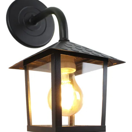 foto_24860_13048.jpg ARANDELA COLONIAL SEXT. VIDRO PONTILHADO 1XE27 COBRE LISO - BLUMENAU