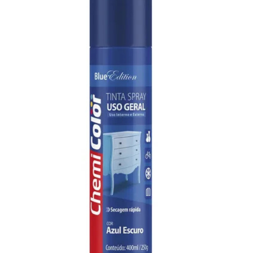 TINTA 400ML USO GERAL AZUL ESCURO - CHEMICOLOR