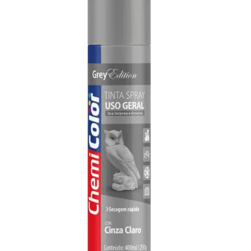 TINTA 400ML USO GERAL CINZA CLARO - CHEMICOLOR