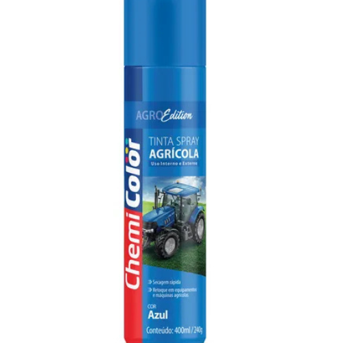 TINTA 400ML AGRICOLA AZUL FD - CHEMICOLOR