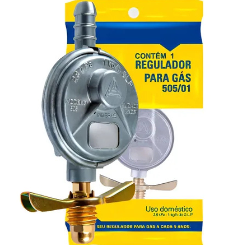 foto_26077_13080.jpg REGULADOR DE GÁS S MANGUEIRA 505/01 - ALIANÇA
