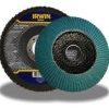 DISCO FLAP DE ZIRCONIA 115X22,23MM G40 - IRWIN