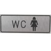 PLACA ACM 200X75 WC FEMININO - METALMÍDIA