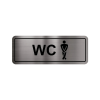 PLACA ACM 200X75 WC MASCULINO - METALMÍDIA