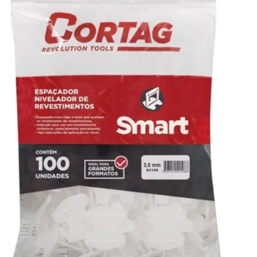 foto_26863_12453.jpg ESPACADOR NIVELADOR 3MM SMART PACOTE C/100UN - CORTAG