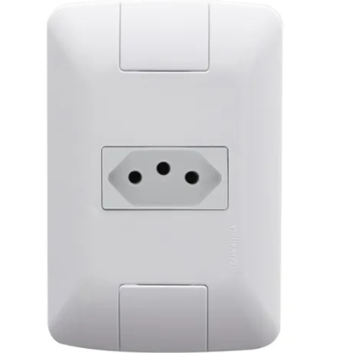 foto_26871_13017.jpg CONJUNTOTOMADA 2P+T 10A/250V ARIA BRANCO - TRAMONTINA