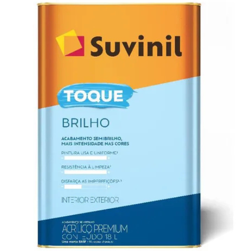 TINTA ACRILICA TOQUE BRILHO BRANCO 18LTS - SUVINIL