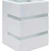 ARANDELA QUADRO ALUM 82X114MM 1XG9 BRANCO FOSCO - BLUMENAU