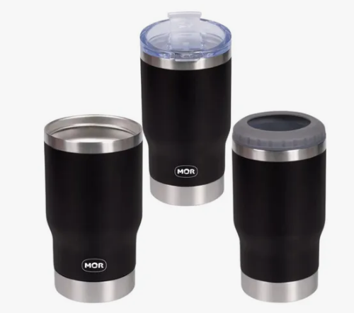 COPO TERMICO 5 EM 1 PRETO 420ML - MOR