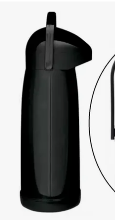 GARRAFA TERMICA PRESSAO NOBILE 1,9L PRETA - MOR