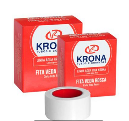 FITA VEDAROSCA 12MM X 10M - KRONA