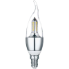 LAMPADA LED VELA BICO TORTO 4W 3000K E27 - CTB